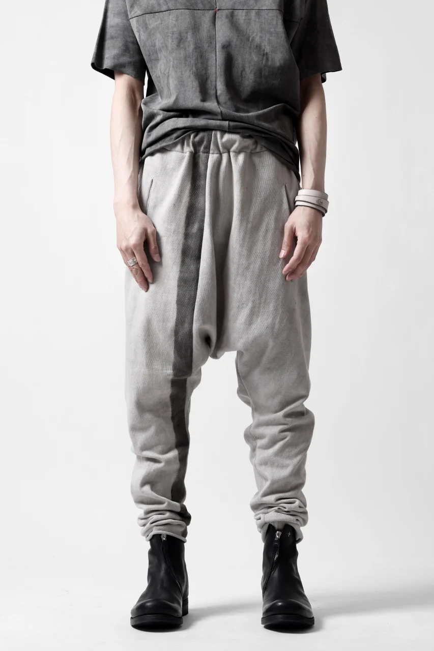 m.a+ exclusive hand painted elastic waist low crotch 2 pocket pants / P571-HP/JM4 (CARBON) - Image 3