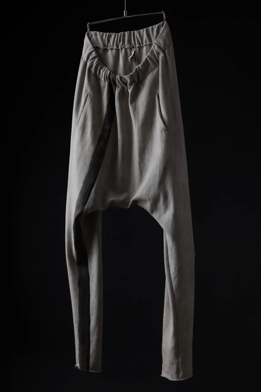 m.a+ exclusive hand painted elastic waist low crotch 2 pocket pants / P571-HP/JM4 (CARBON) - Image 4