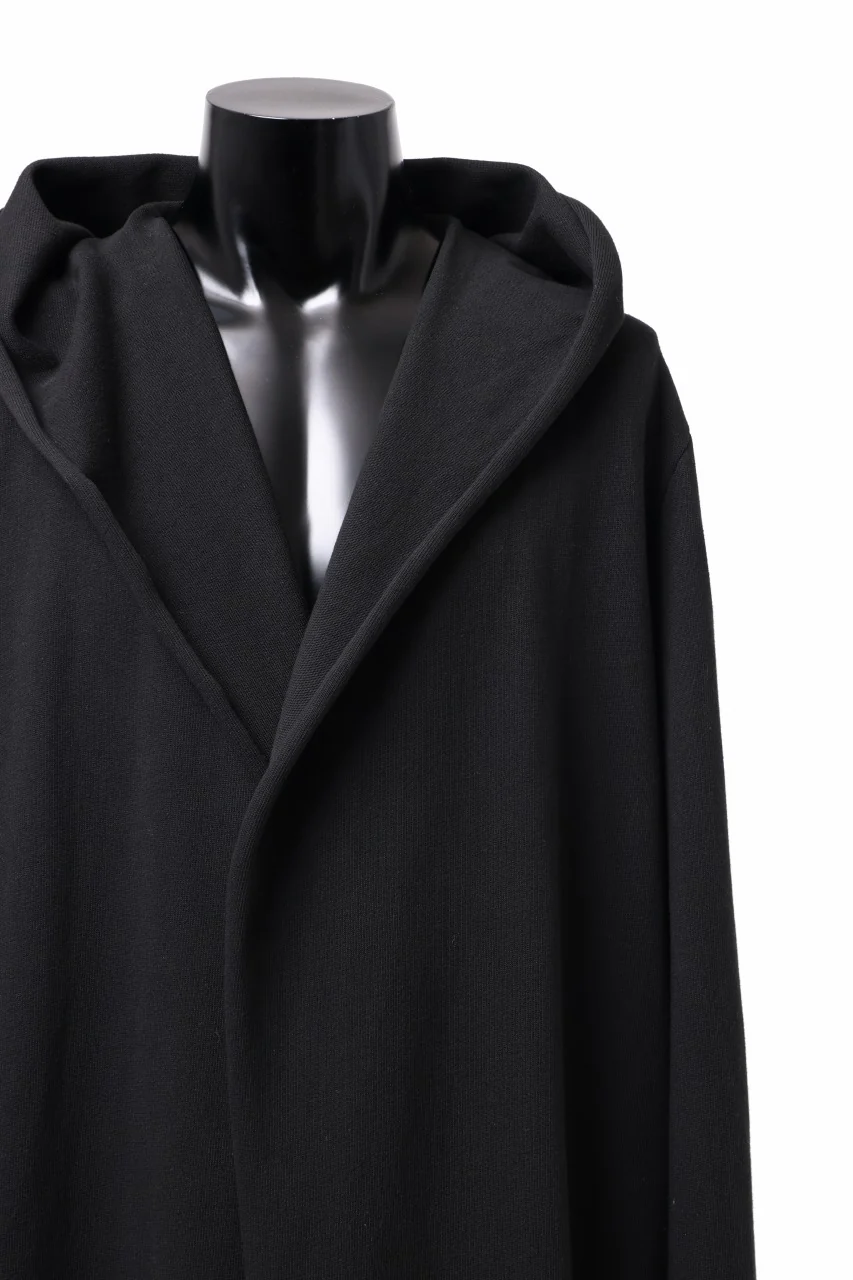 m.a+ exclusive hand painted hooded unlined cardigan coat / C328-HP/JM4 (BLACK) - Image 11