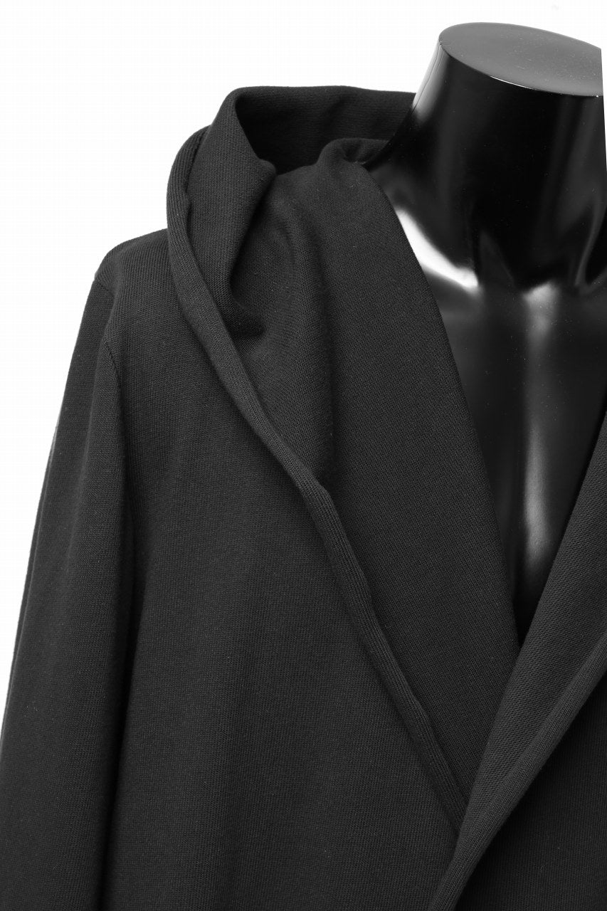 m.a+ exclusive hand painted hooded unlined cardigan coat / C328-HP/JM4 (BLACK) - Image 13