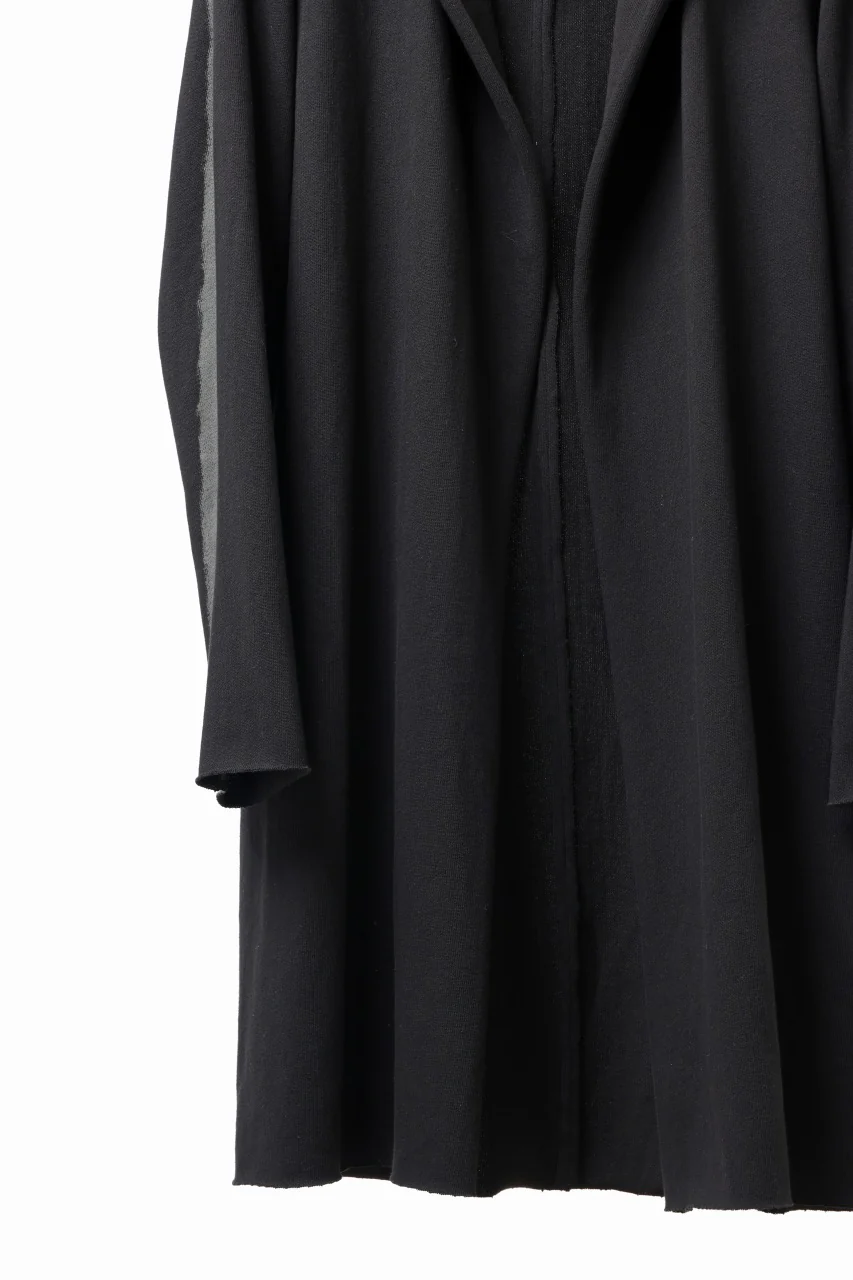 m.a+ exclusive hand painted hooded unlined cardigan coat / C328-HP/JM4 (BLACK) - Image 19