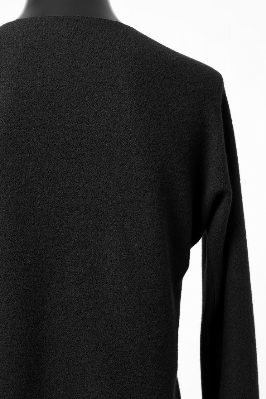 m.a+ hand stiched one piece long sleeve t-shirt / T211D-CM/JWM (BLACK) - Image 14