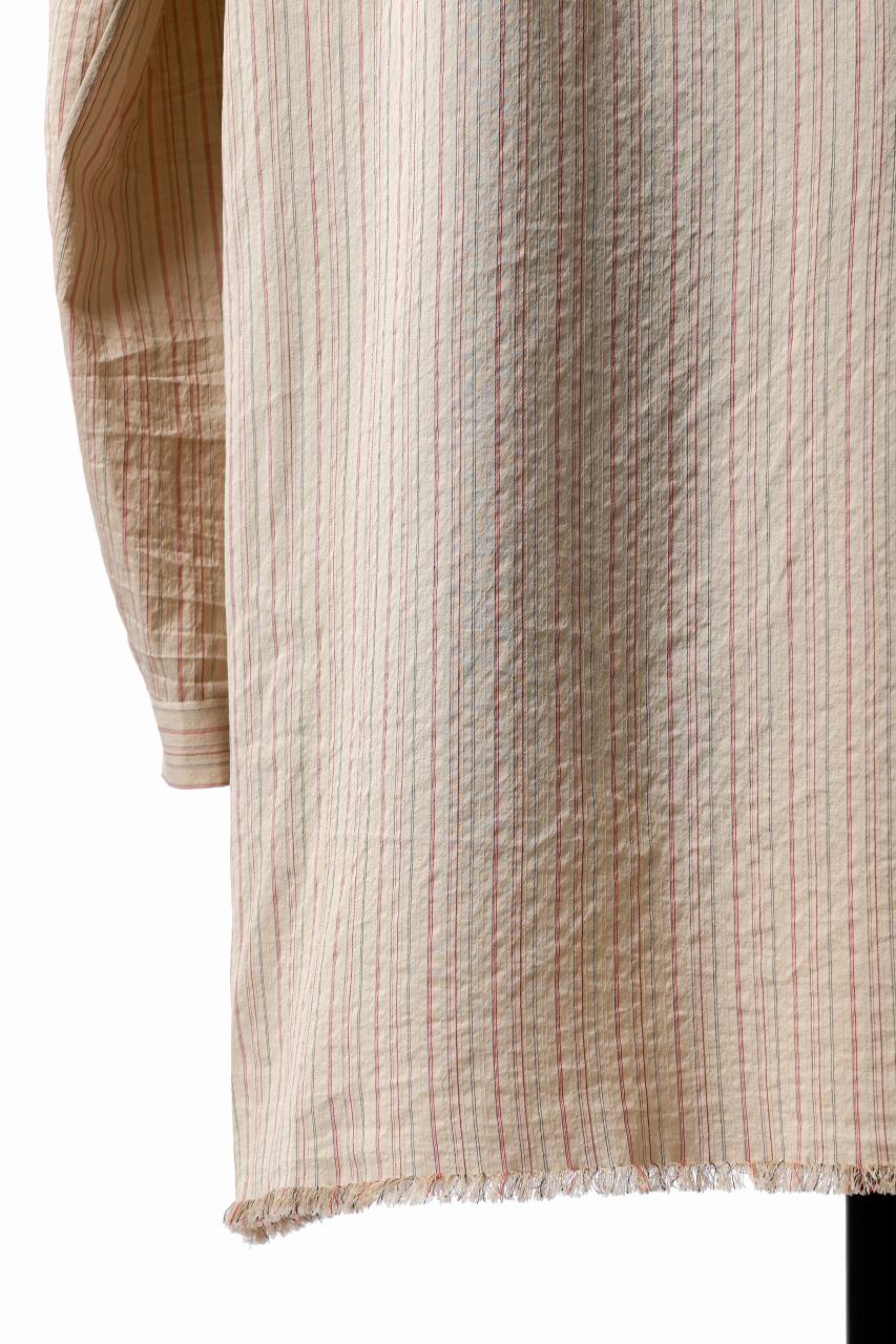 m.a+ medium fit long shirt / H222L/CSST1 (NATURAL/RED/BLACK) - Image 15