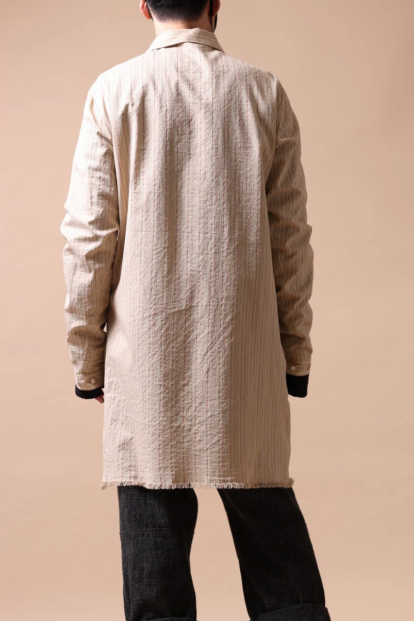 m.a+ medium fit long shirt / H222L/CSST1 (NATURAL/RED/BLACK) - Image 18