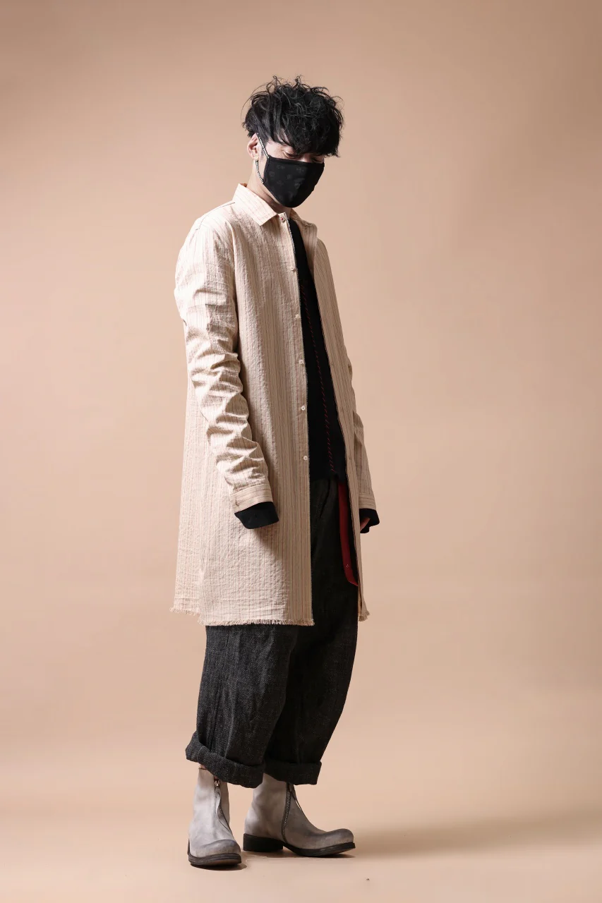 m.a+ medium fit long shirt / H222L/CSST1 (NATURAL/RED/BLACK) - Image 22