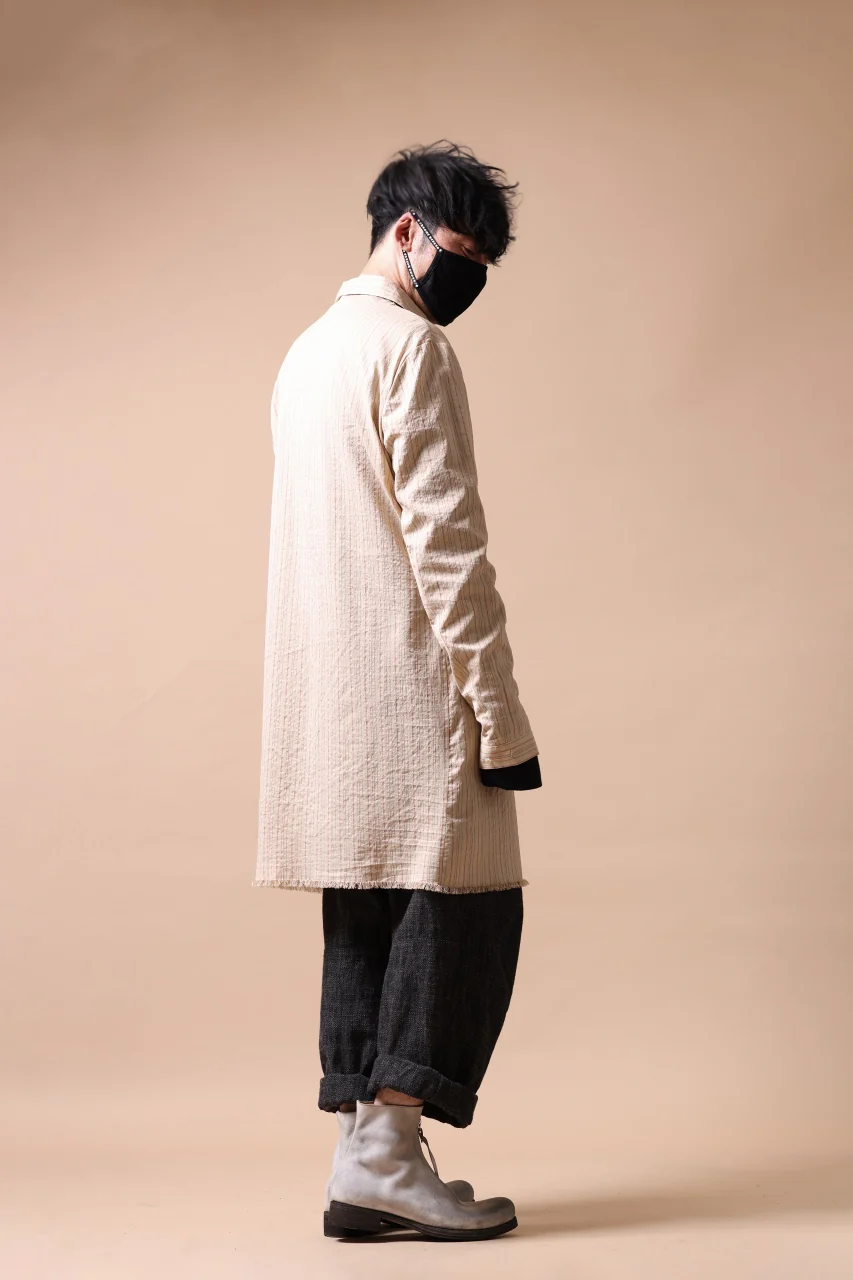m.a+ medium fit long shirt / H222L/CSST1 (NATURAL/RED/BLACK) - Image 25