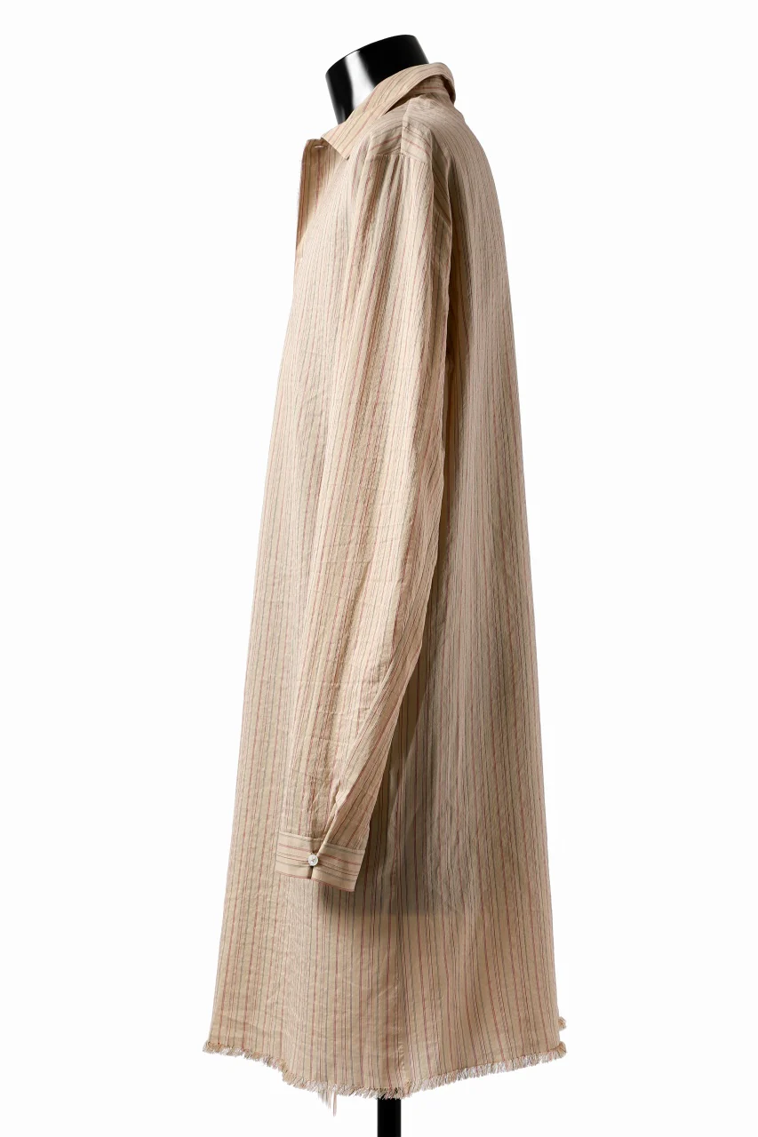 m.a+ medium fit long shirt / H222L/CSST1 (NATURAL/RED/BLACK) - Image 6