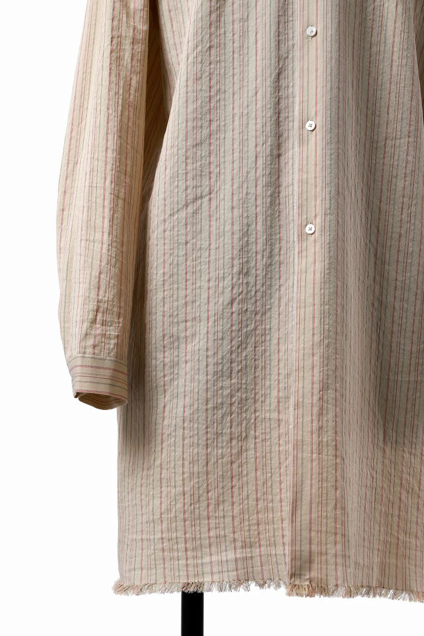 m.a+ medium fit long shirt / H222L/CSST1 (NATURAL/RED/BLACK) - Image 9