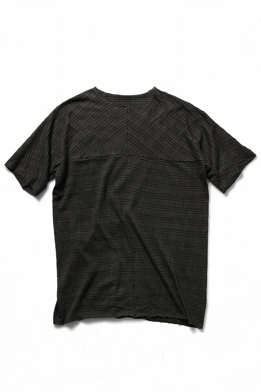 m.a+ one piece short sleeve t-shirt / T211C* JSTR (CARBON)