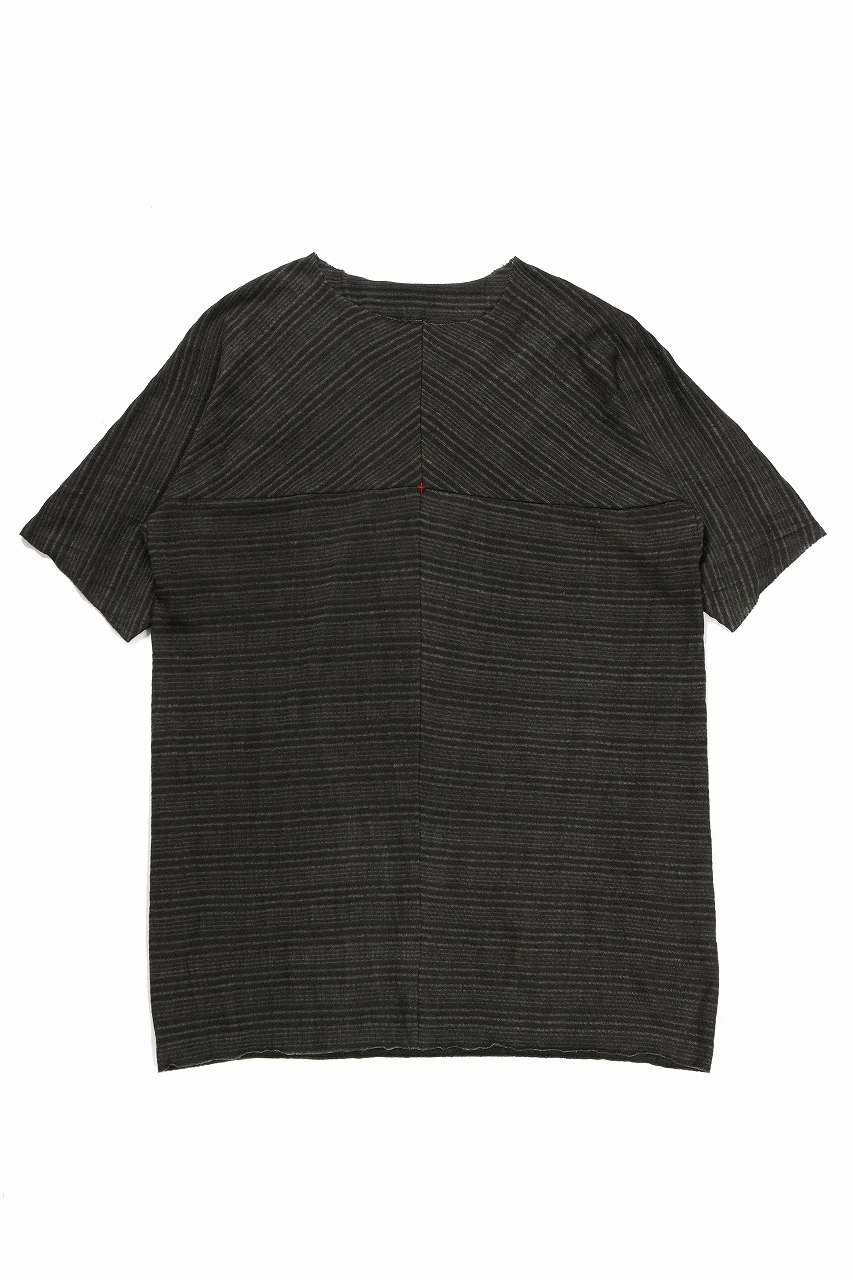 m.a+ one piece short sleeve t-shirt / T211C* JSTR (CARBON) - Image 2
