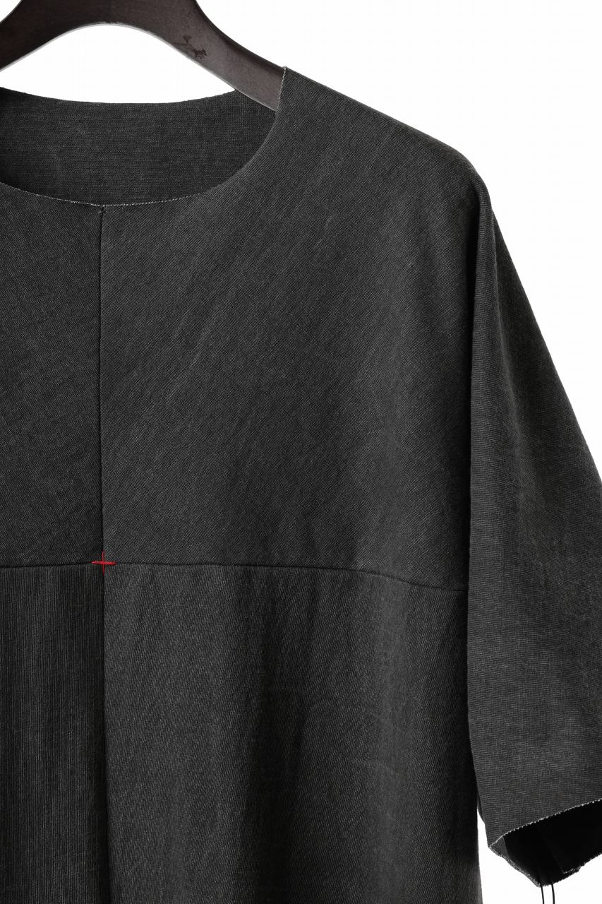 m.a+ one piece short sleeve t-shirt / T211C/MJP1 (CARBON) - Image 8