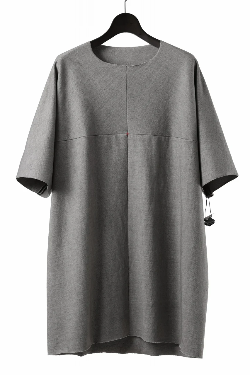 m.a+ one piece short sleeve t-shirt / T211C/MJP1 (LIGHT CARBON)
