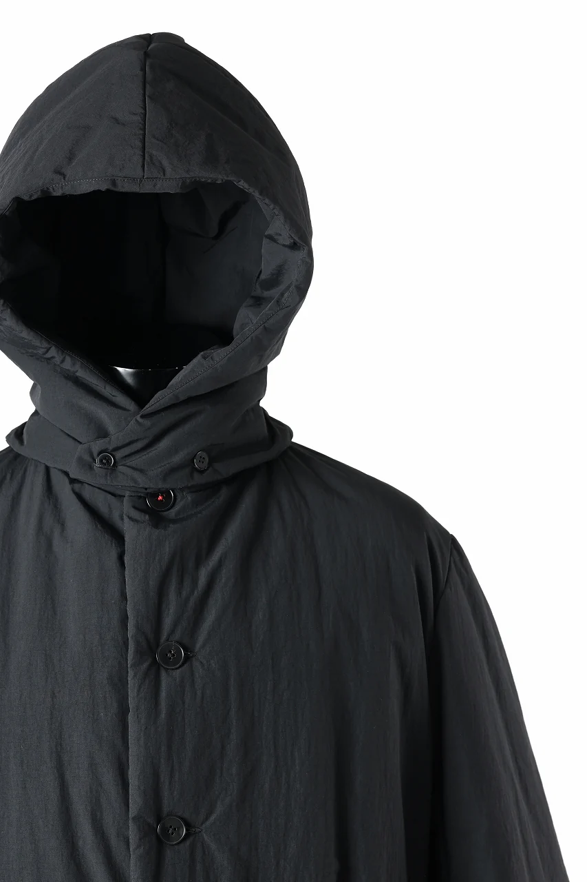 m.a+ padded wide coat wt. detachable hood / C312IH/PAC/IMB (BLACK) - Image 12