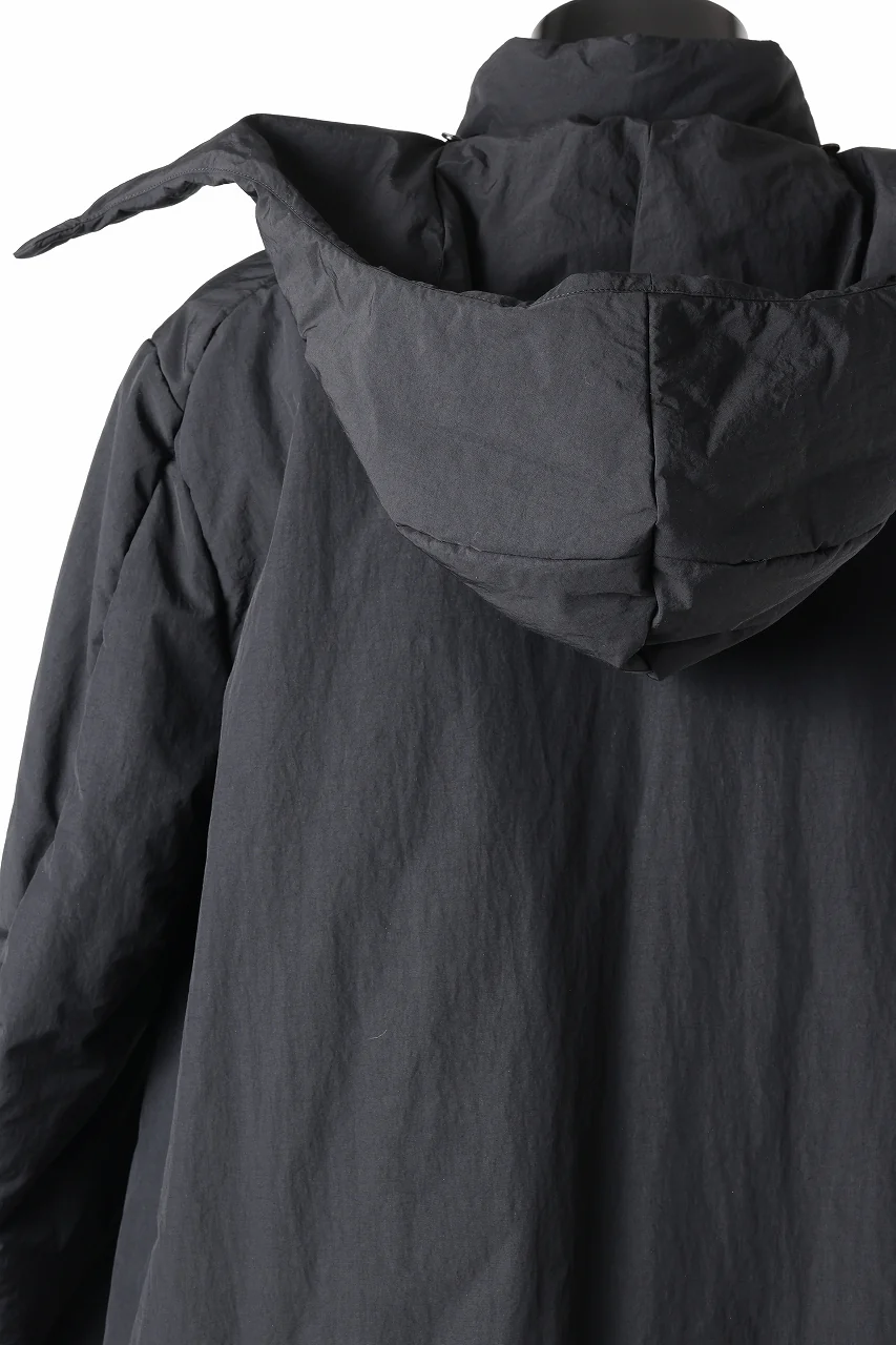 m.a+ padded wide coat wt. detachable hood / C312IH/PAC/IMB (BLACK) - Image 21