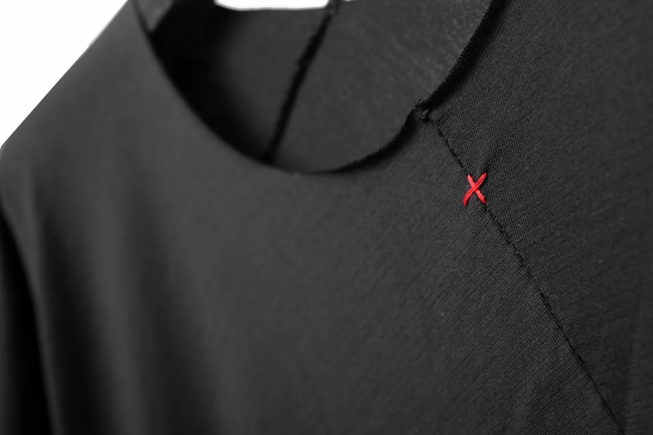 m.a+ short sleeve spiral t-shirt / T270C/JCL10 (BLACK) - Image 13
