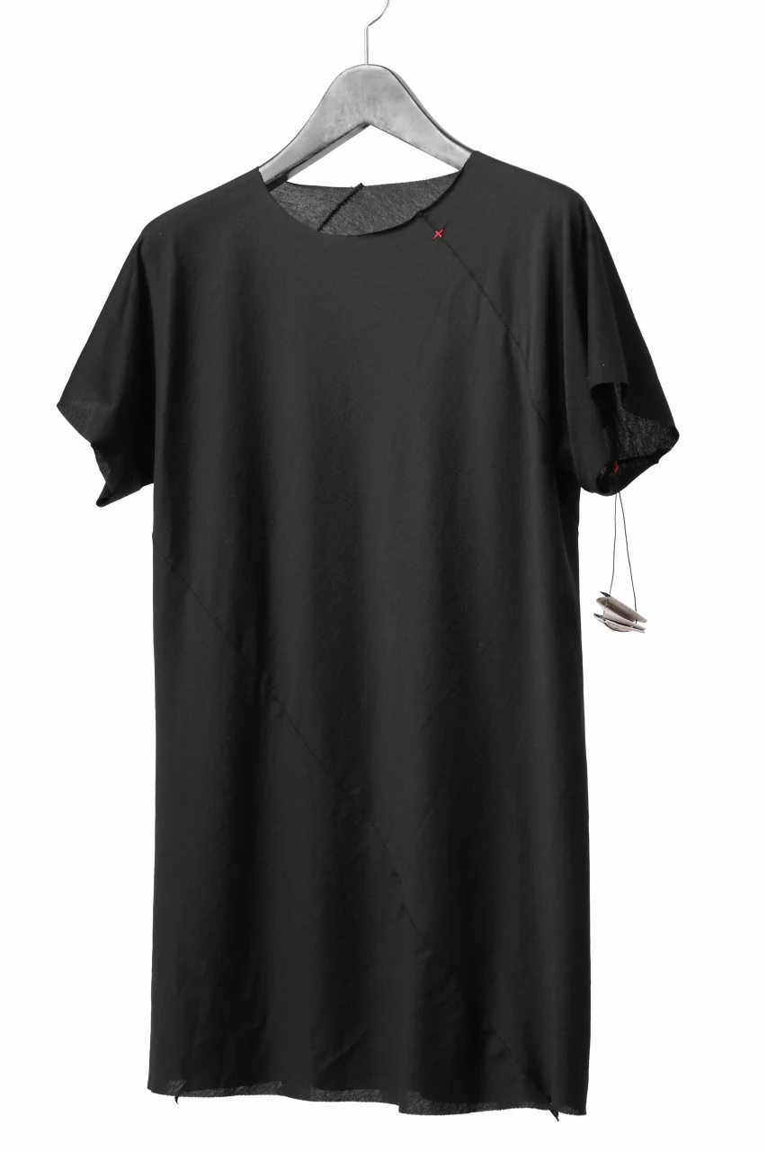 m.a+ short sleeve spiral t-shirt / T270C/JCL10 (BLACK) - Image 2