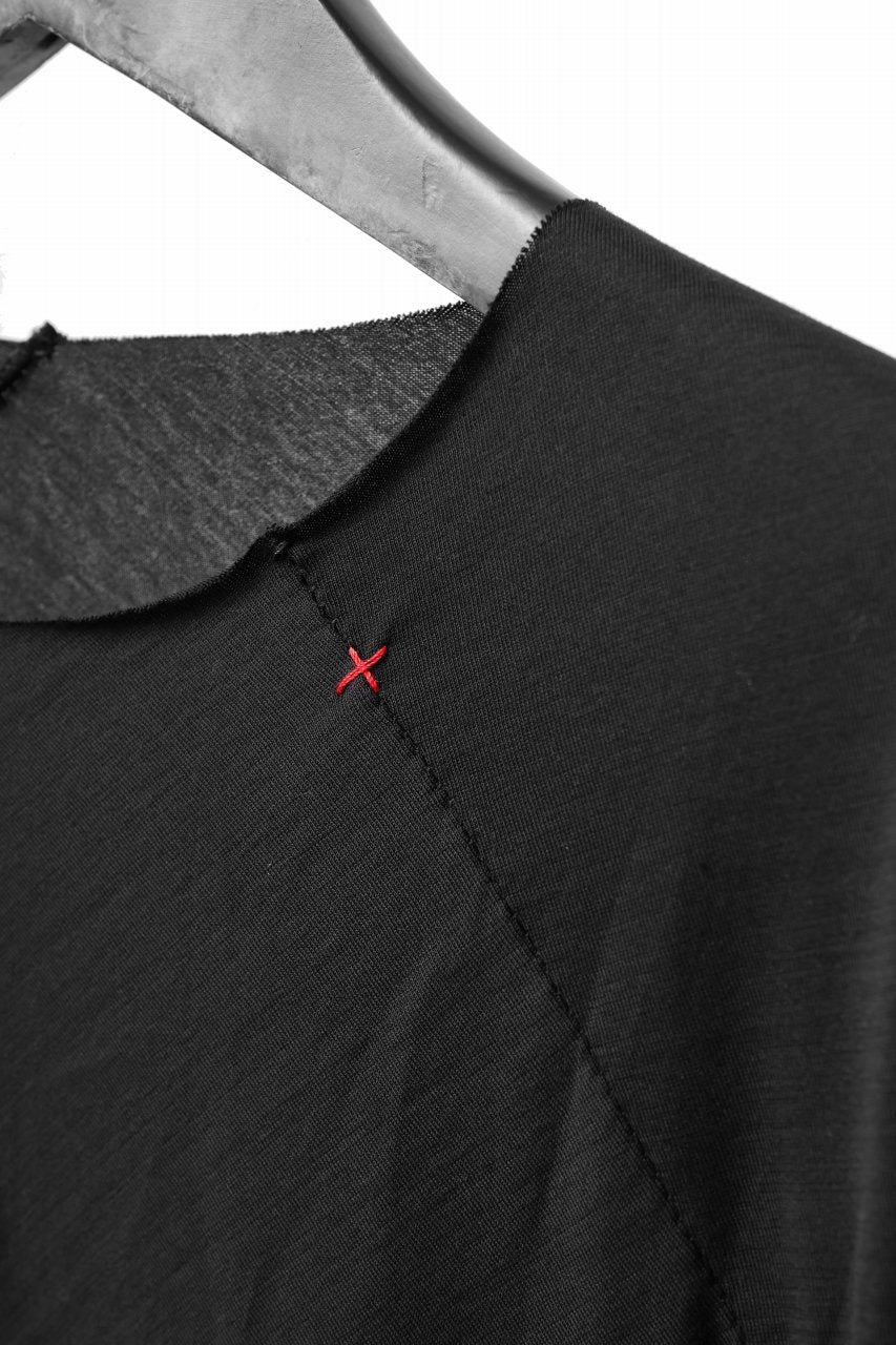 m.a+ short sleeve spiral t-shirt / T270C/JCL10 (BLACK) - Image 5