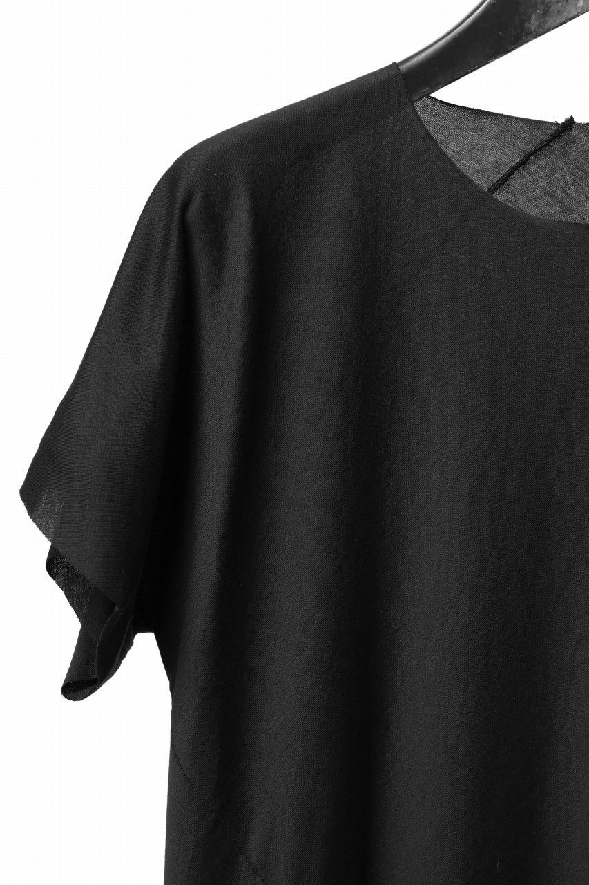 m.a+ short sleeve spiral t-shirt / T270C/JCL10 (BLACK) - Image 6