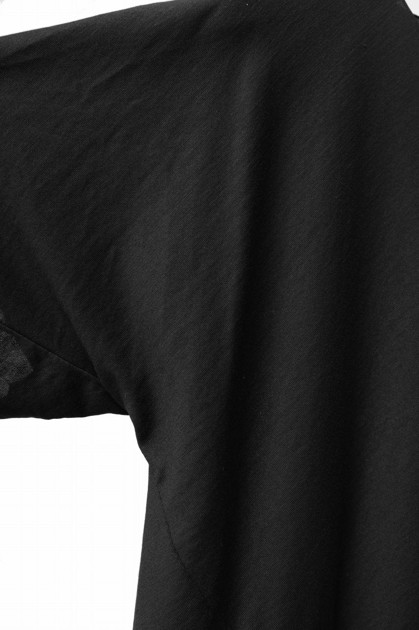 m.a+ short sleeve spiral t-shirt / T270C/JCL10 (BLACK) - Image 7