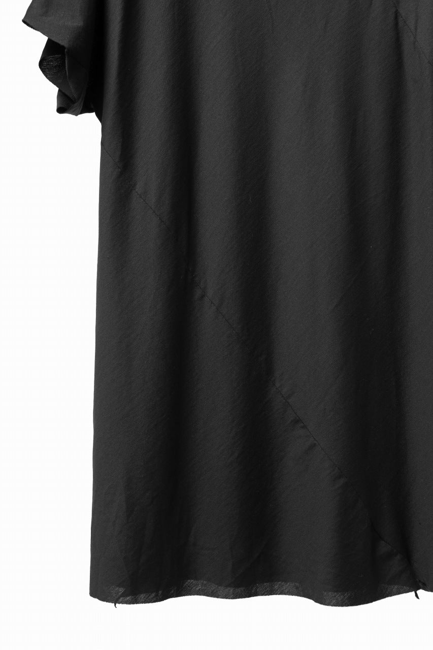 m.a+ short sleeve spiral t-shirt / T270C/JCL10 (BLACK) - Image 8