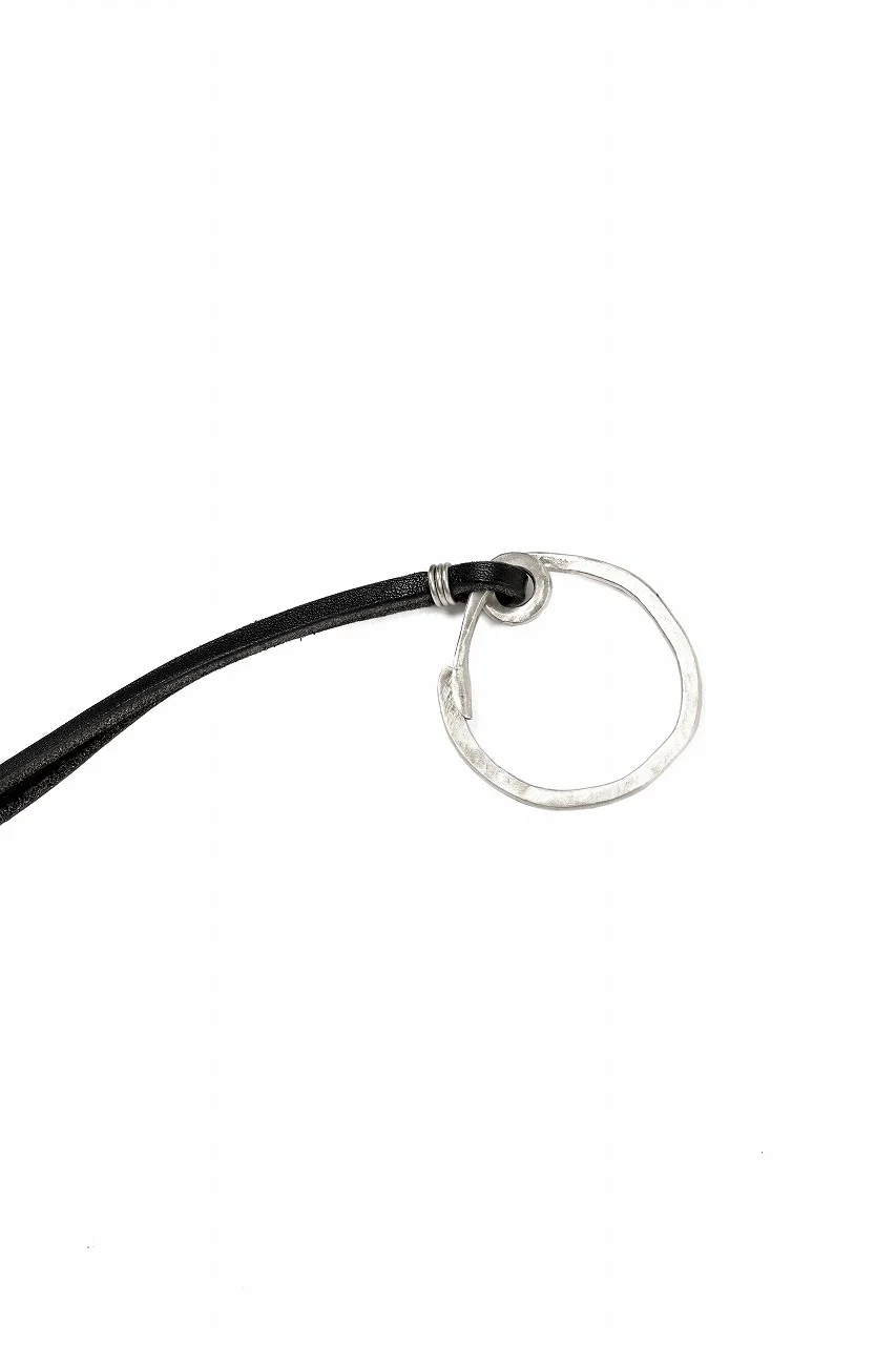 m.a+ silver / leather key holder / A-KH1 GR 3,0 (BLACK) - Image 10