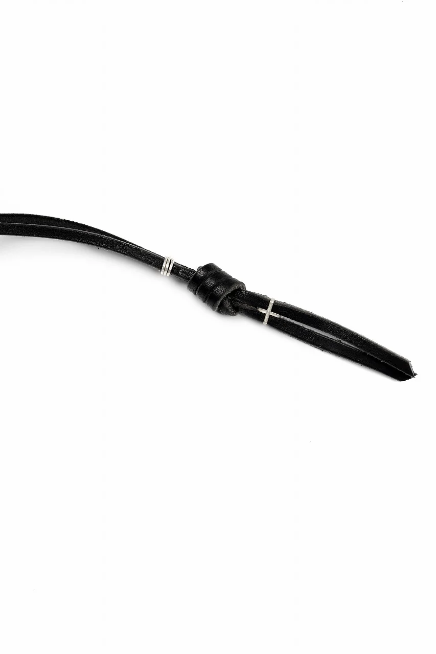 m.a+ silver / leather key holder / A-KH1 GR 3,0 (BLACK) - Image 11
