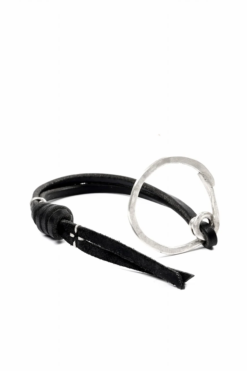 m.a+ silver / leather key holder / A-KH1 GR 3,0 (BLACK) - Image 6
