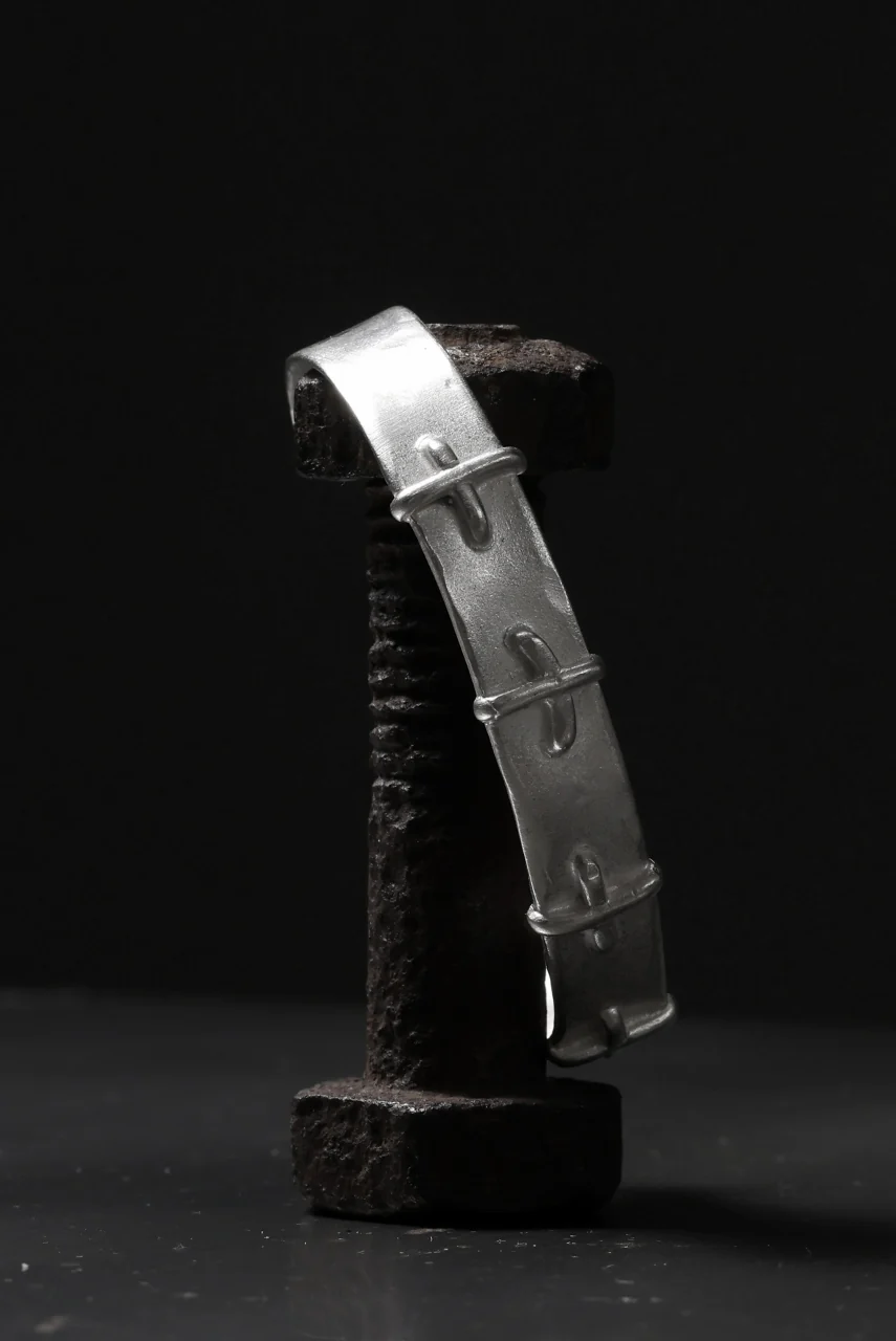 m.a+ silver stitched cross bracelet / AB18/AG (SILVER) - Image 10
