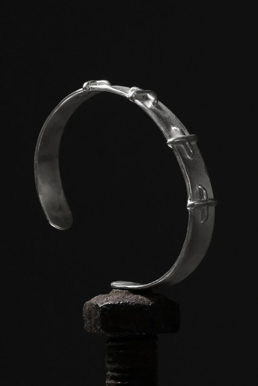 m.a+ silver stitched cross bracelet / AB18/AG (SILVER) - Image 14