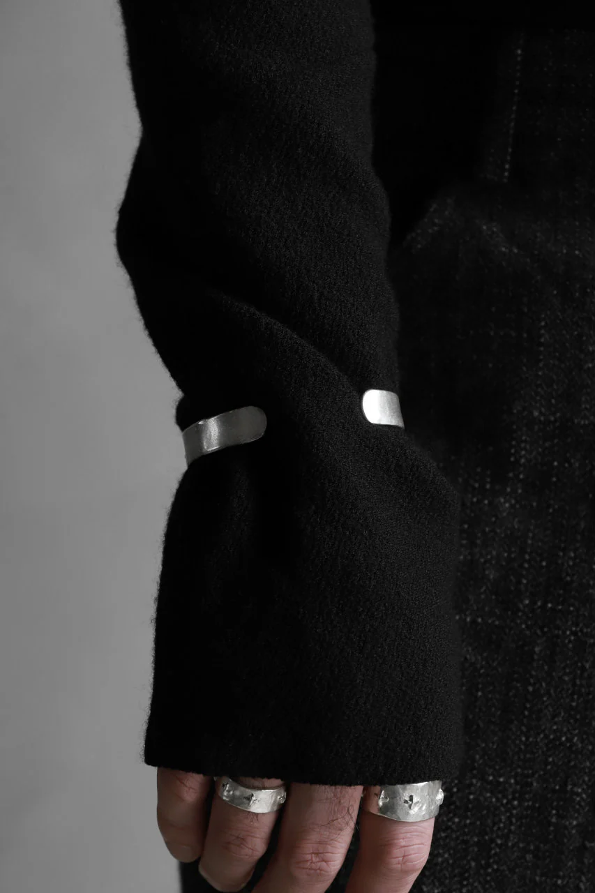 m.a+ silver stitched cross bracelet / AB18/AG (SILVER) - Image 11