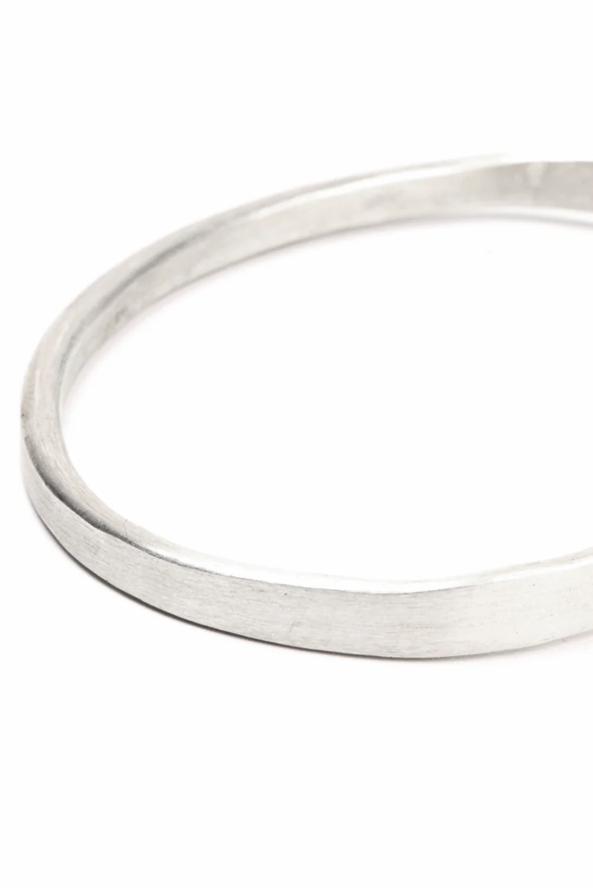 m.a+ stitched cross silver bangle / AB11/AG (SILVER) - Image 12