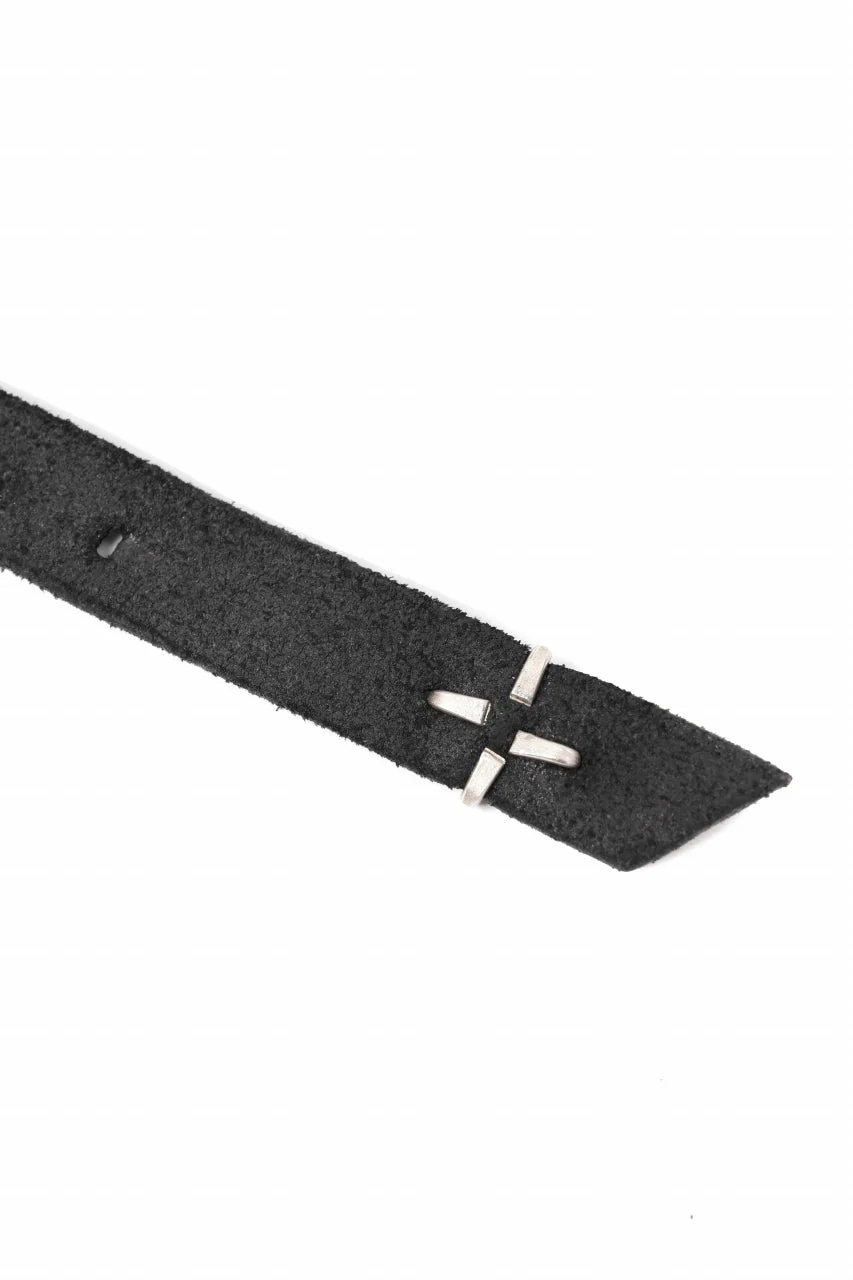 m.a+ thin silver wrapped wrist band / A-F7BL1/GR2,0 (BLACK) - Image 11