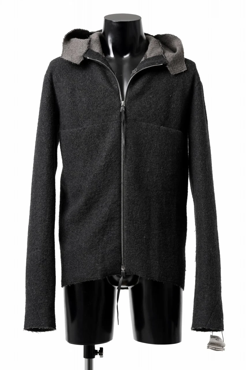 m.a+ unlined aviator jacket / J221DZ-/WLD (BLACK/BROWN)
