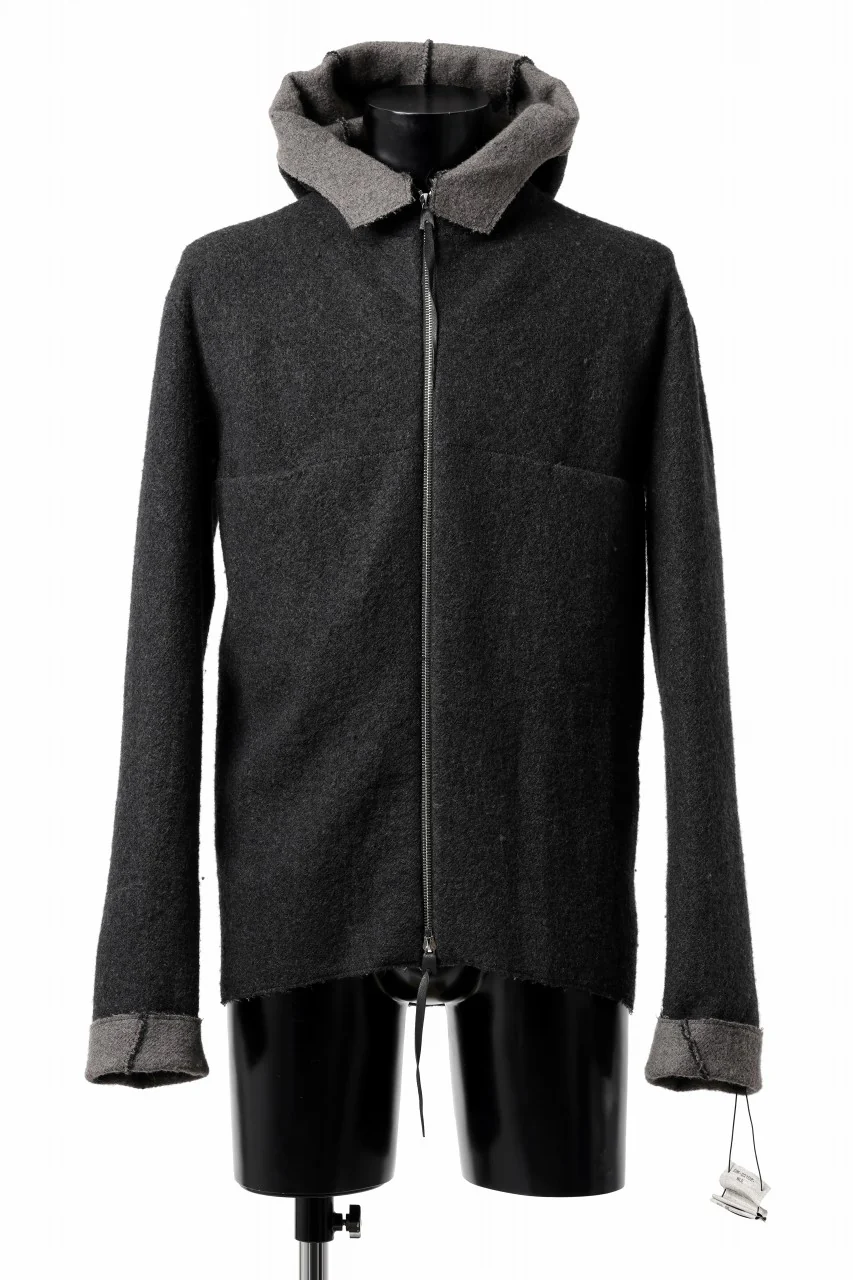 m.a+ unlined aviator jacket / J221DZ-/WLD (BLACK/BROWN) - Image 19