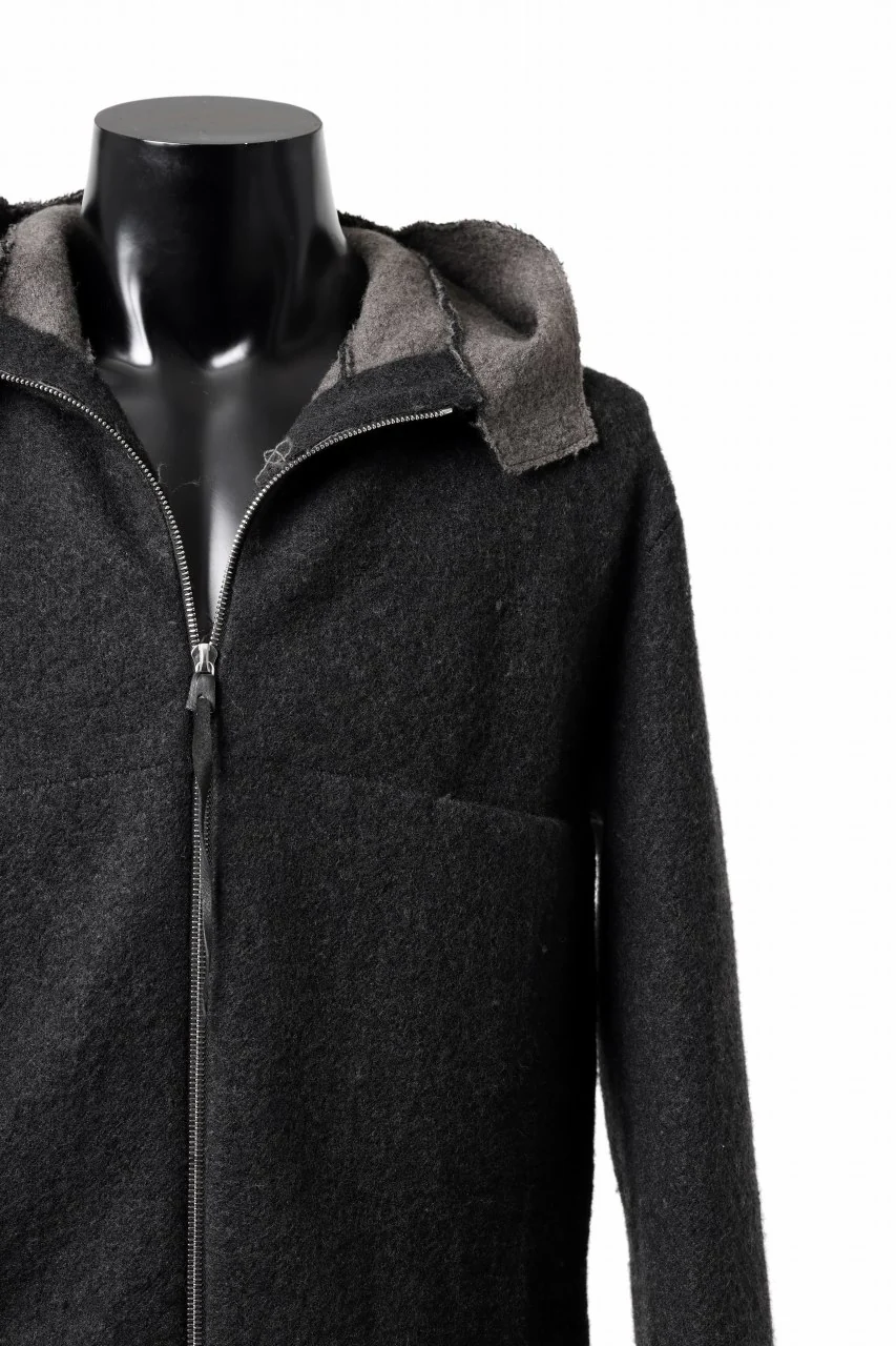 m.a+ unlined aviator jacket / J221DZ-/WLD (BLACK/BROWN) - Image 32