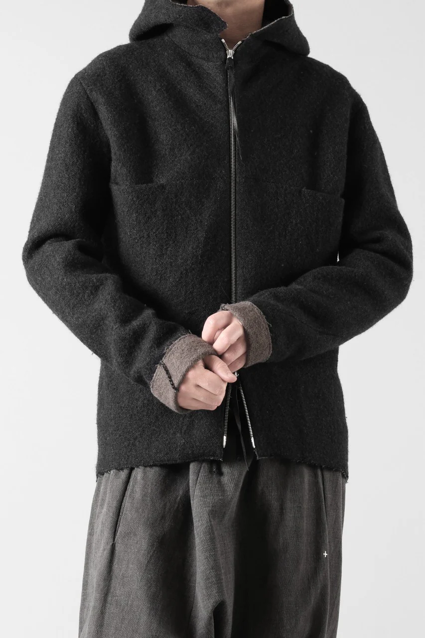 m.a+ unlined aviator jacket / J221DZ-/WLD (BLACK/BROWN) - Image 48