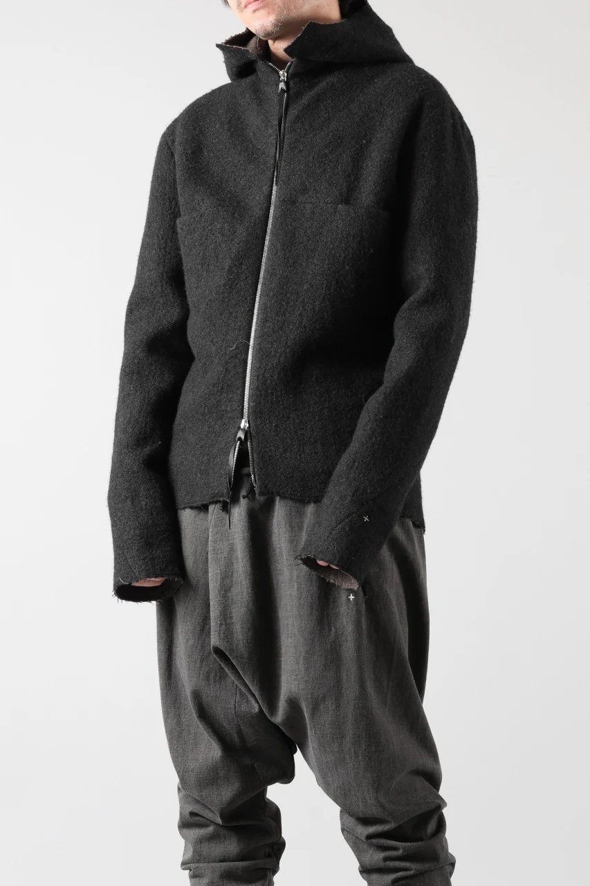 m.a+ unlined aviator jacket / J221DZ-/WLD (BLACK/BROWN) - Image 55