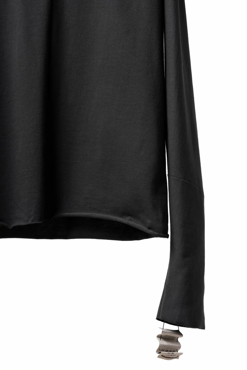 m.a+ written one piece long sleeve t-shirt / T211D/W/JM11 (BLACK) - Image 14