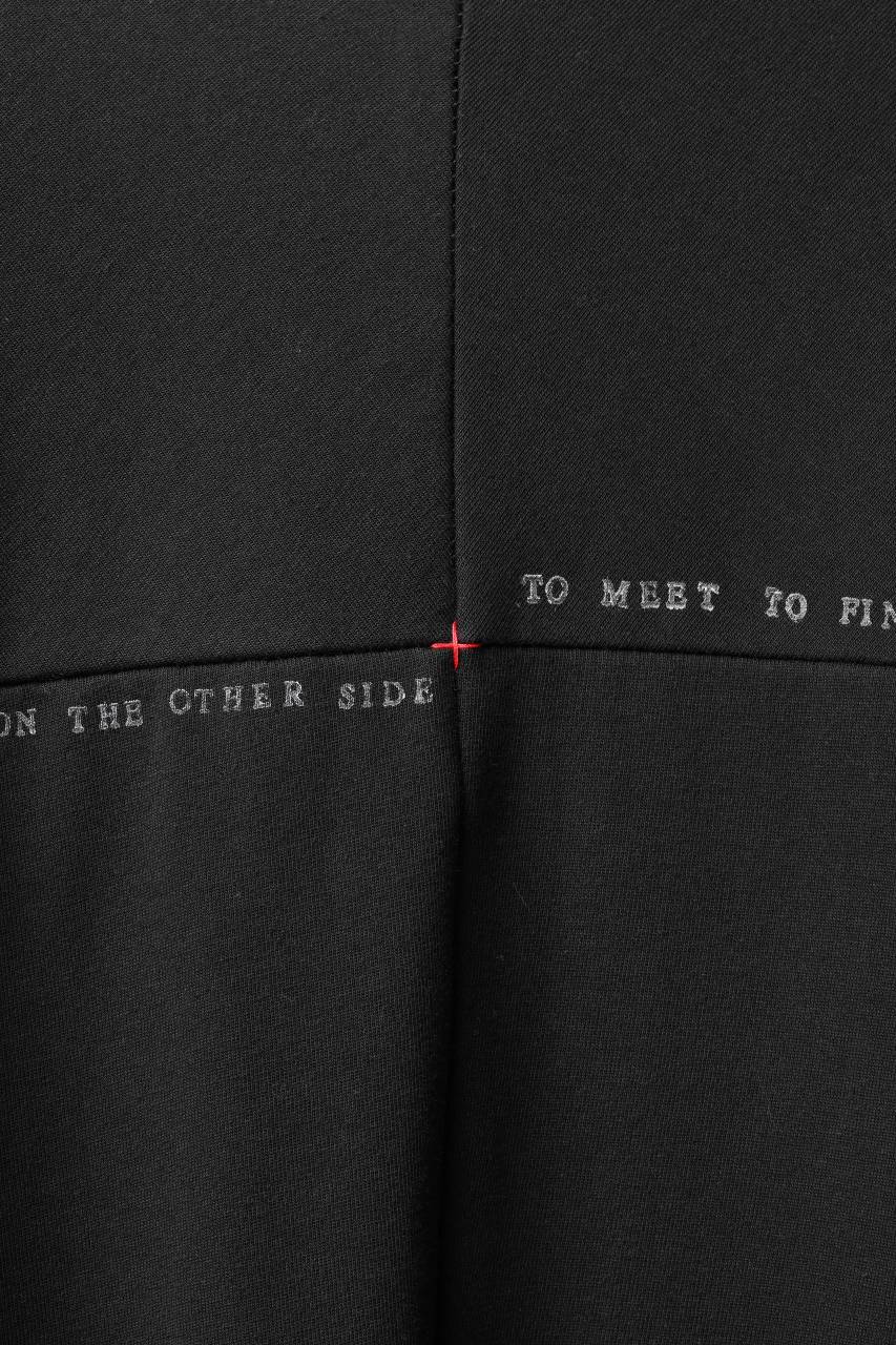 m.a+ written one piece long sleeve t-shirt / T211D/W/JM11 (BLACK) - Image 17