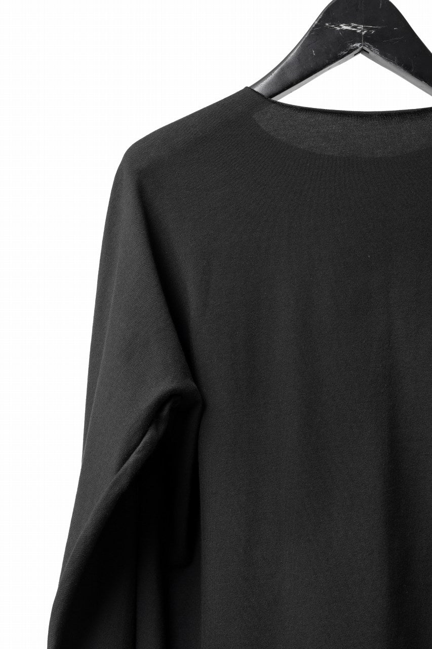 m.a+ written one piece long sleeve t-shirt / T211D/W/JM11 (BLACK) - Image 19