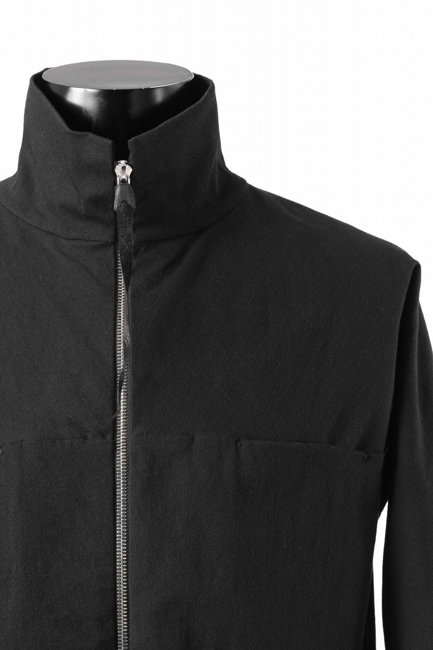m.a+ zipped tall collar shirt jacket / H252DZ/CCE (BLACK) - Image 11