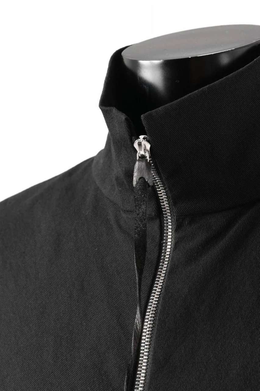 m.a+ zipped tall collar shirt jacket / H252DZ/CCE (BLACK) - Image 13