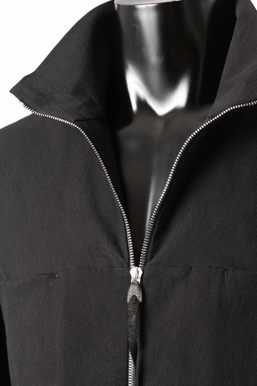m.a+ zipped tall collar shirt jacket / H252DZ/CCE (BLACK) - Image 17