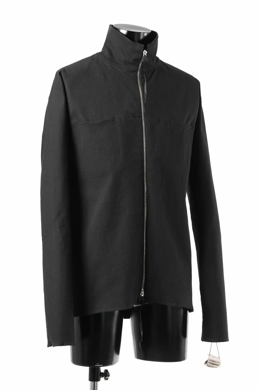 m.a+ zipped tall collar shirt jacket / H252DZ/CCE (BLACK) - Image 2