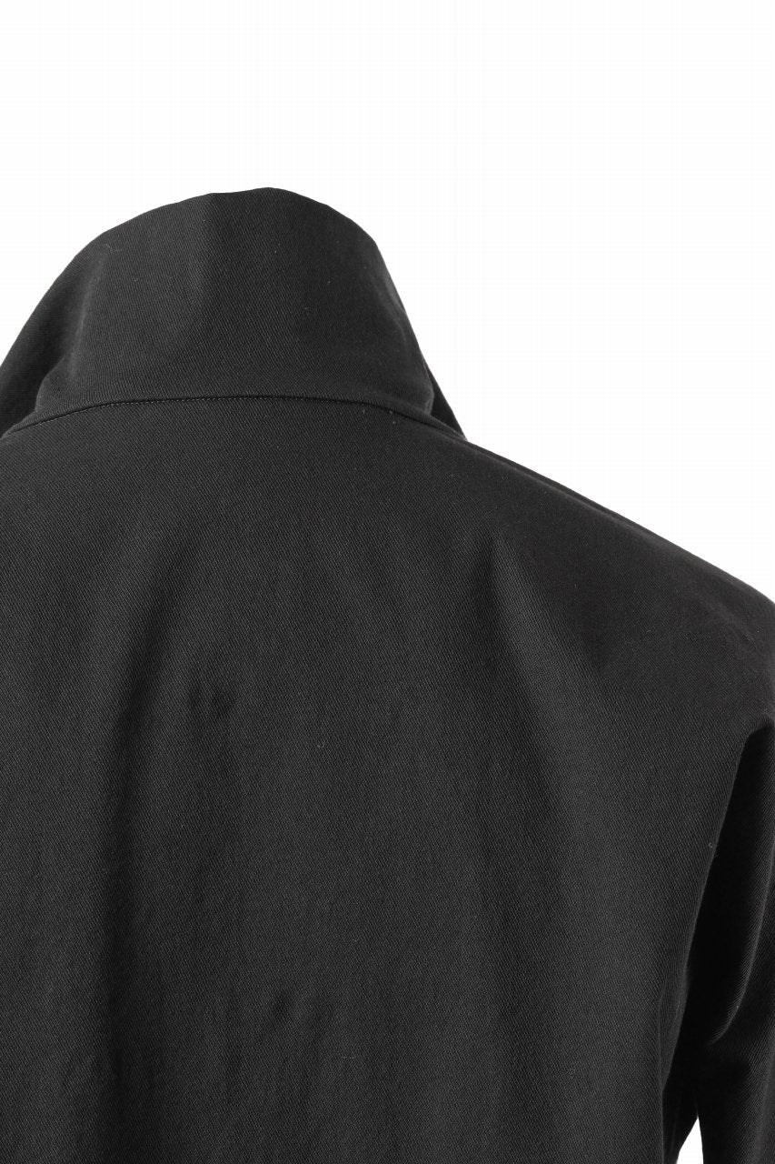 m.a+ zipped tall collar shirt jacket / H252DZ/CCE (BLACK) - Image 22