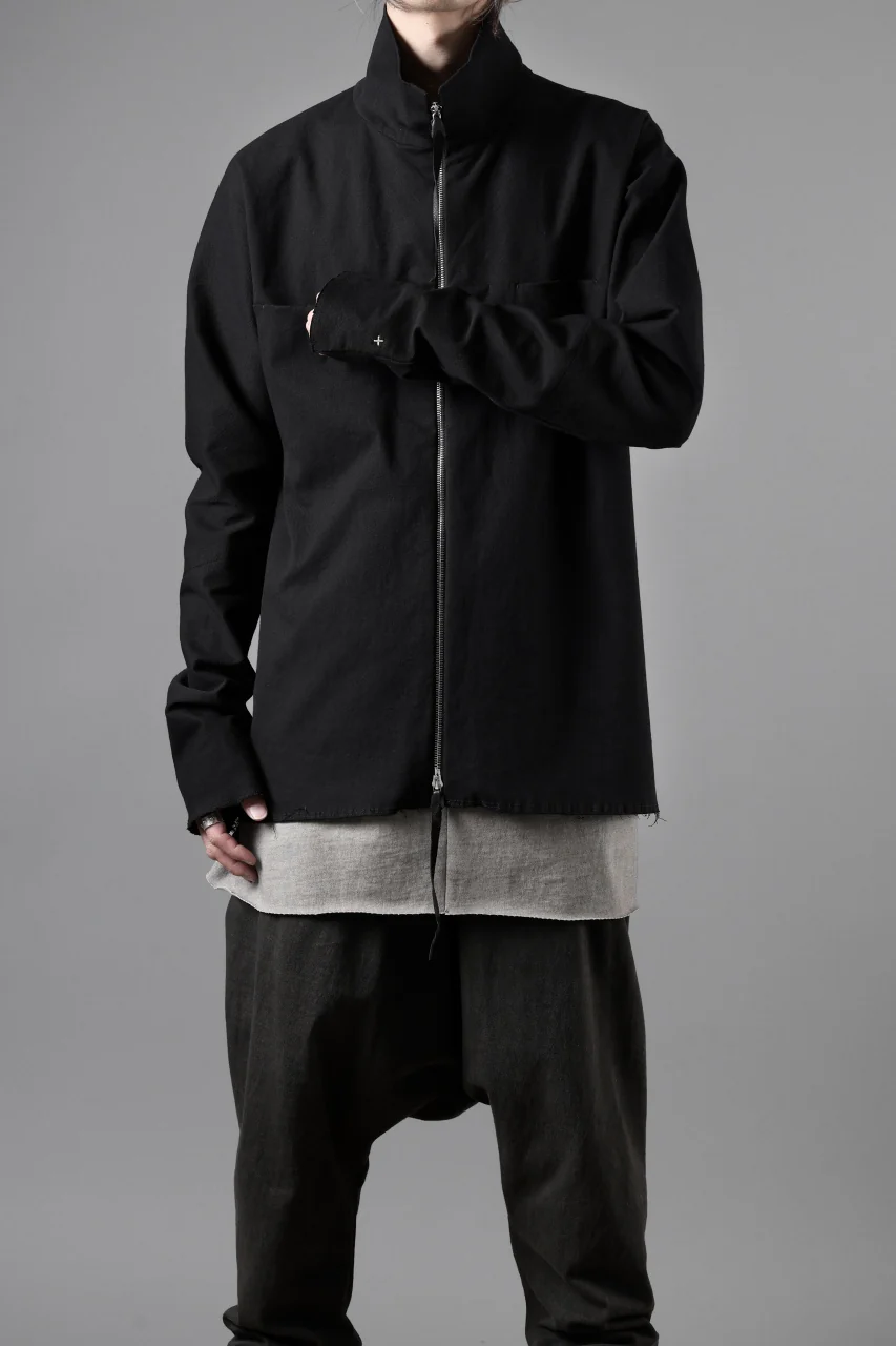 m.a+ zipped tall collar shirt jacket / H252DZ/CCE (BLACK) - Image 26