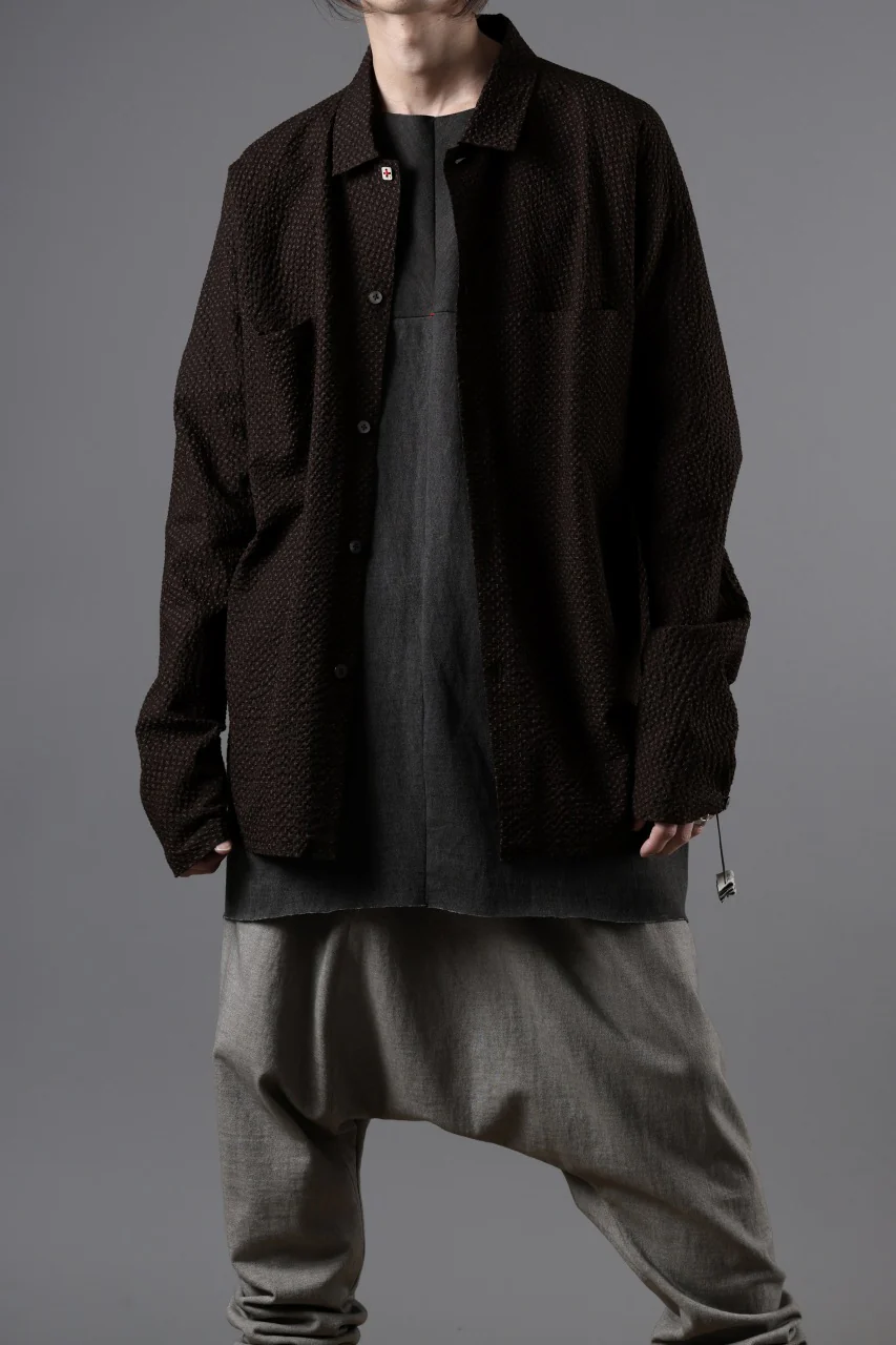 m.a+ zipped tall collar shirt jacket / H252DZ/CCE (BLACK) - Image 27