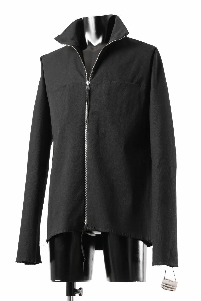 m.a+ zipped tall collar shirt jacket / H252DZ/CCE (BLACK) - Image 5