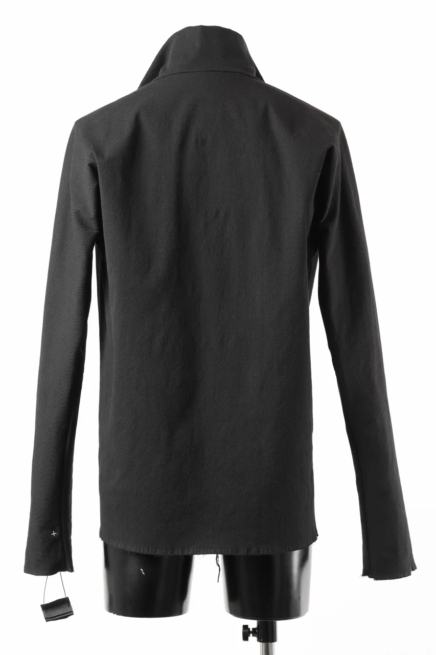 m.a+ zipped tall collar shirt jacket / H252DZ/CCE (BLACK) - Image 7