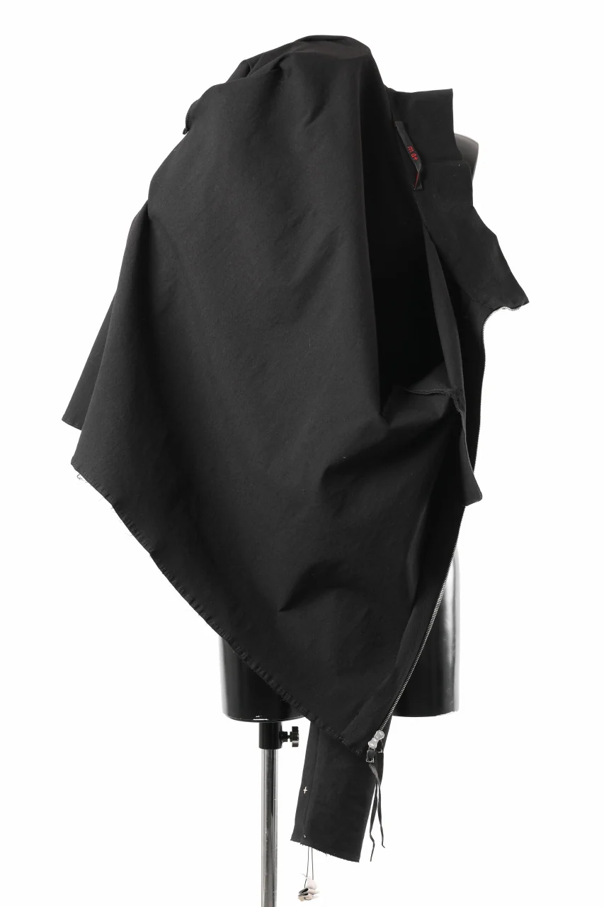 m.a+ zipped tall collar shirt jacket / H252DZ/CCE (BLACK) - Image 9